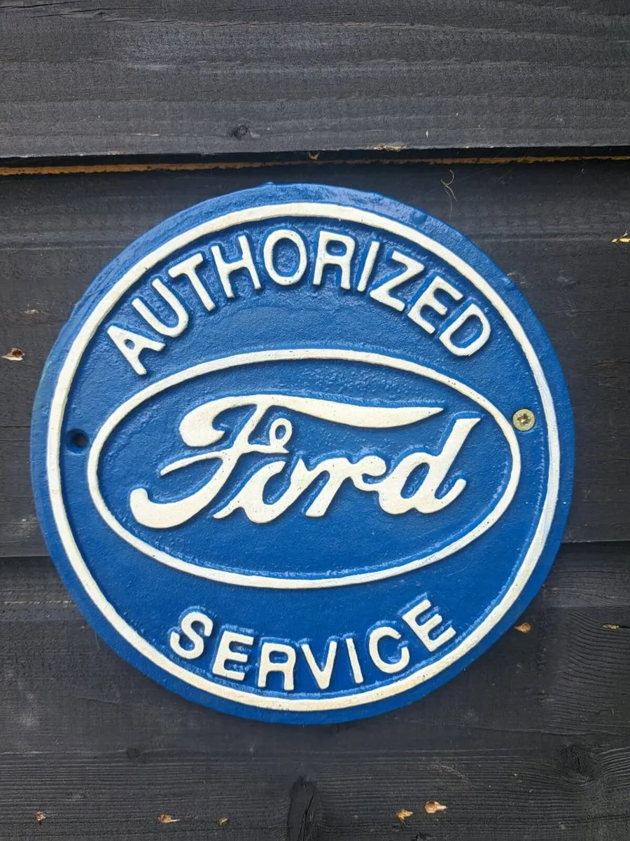 Ford  service  cast iron sign