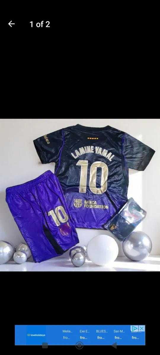 Barcelona (away/Yamal 10 Kit, 4/5,5/6, 8/9,12/13 - Image 1