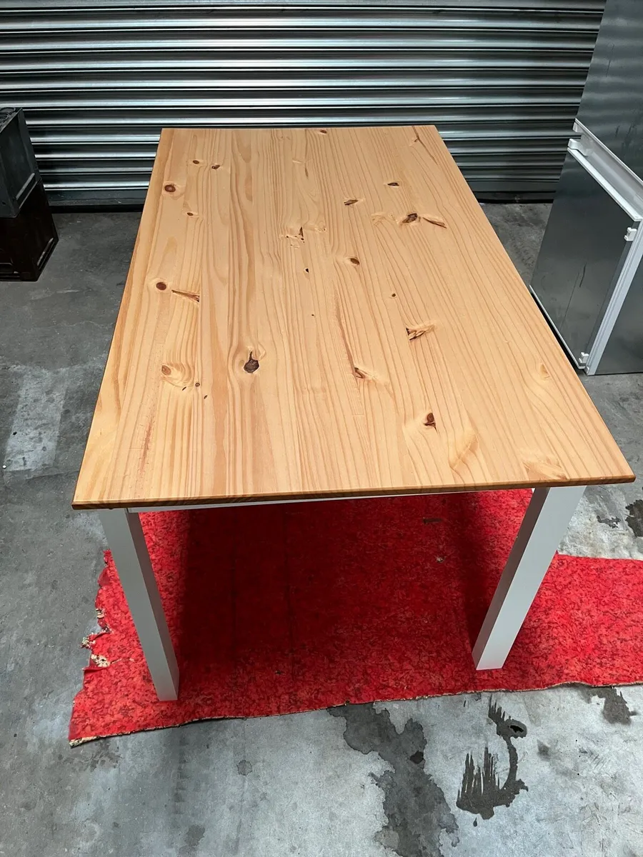 DINING TABLES X 4 NO CHAIRS - Image 4