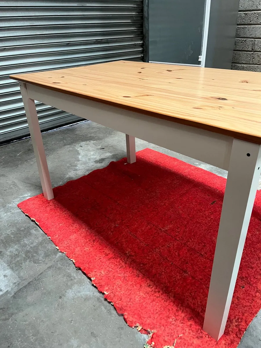 DINING TABLES X 4 NO CHAIRS - Image 3