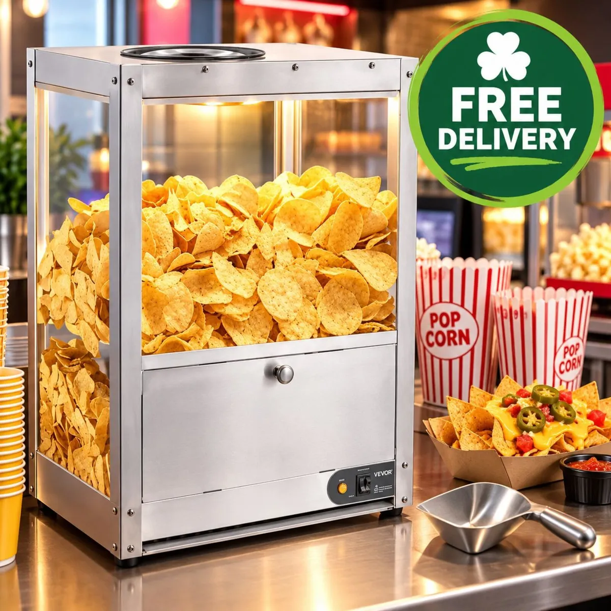 Commercial Nacho Chip Warmer 80L Stainless Steel H - Image 1
