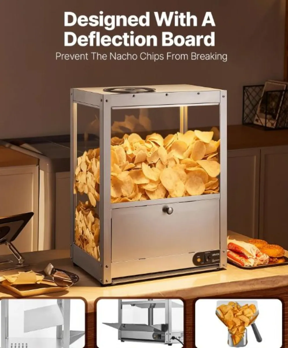 Commercial Nacho Chip Warmer 80L Stainless Steel H - Image 4