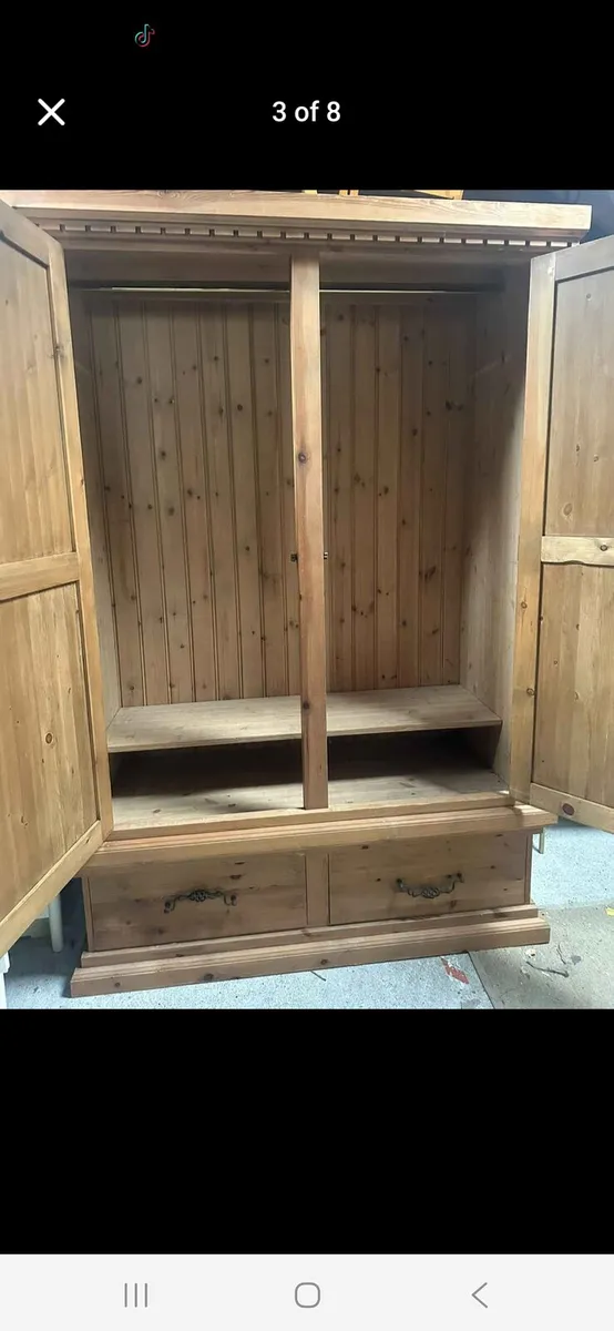 Pine wardrobe - Image 2