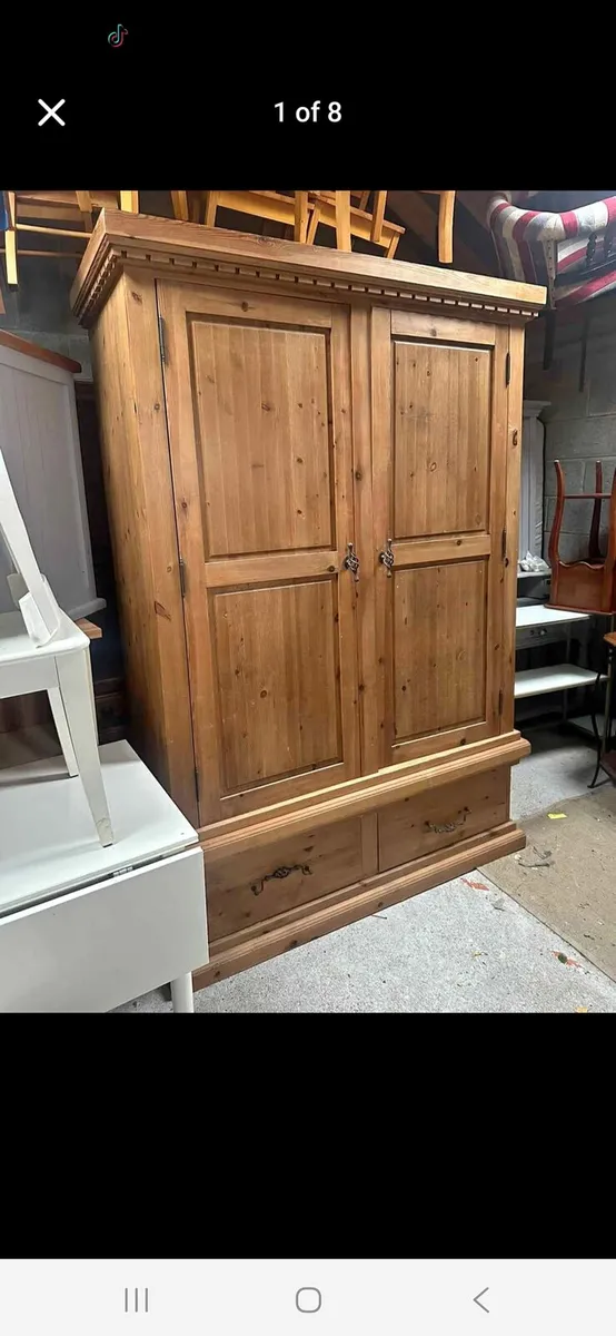 Pine wardrobe - Image 1