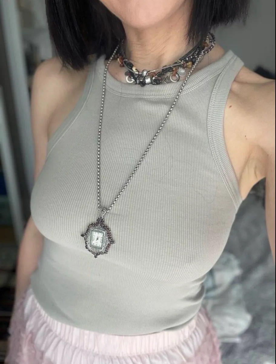 Vintage Sterling silver necklace - Image 1