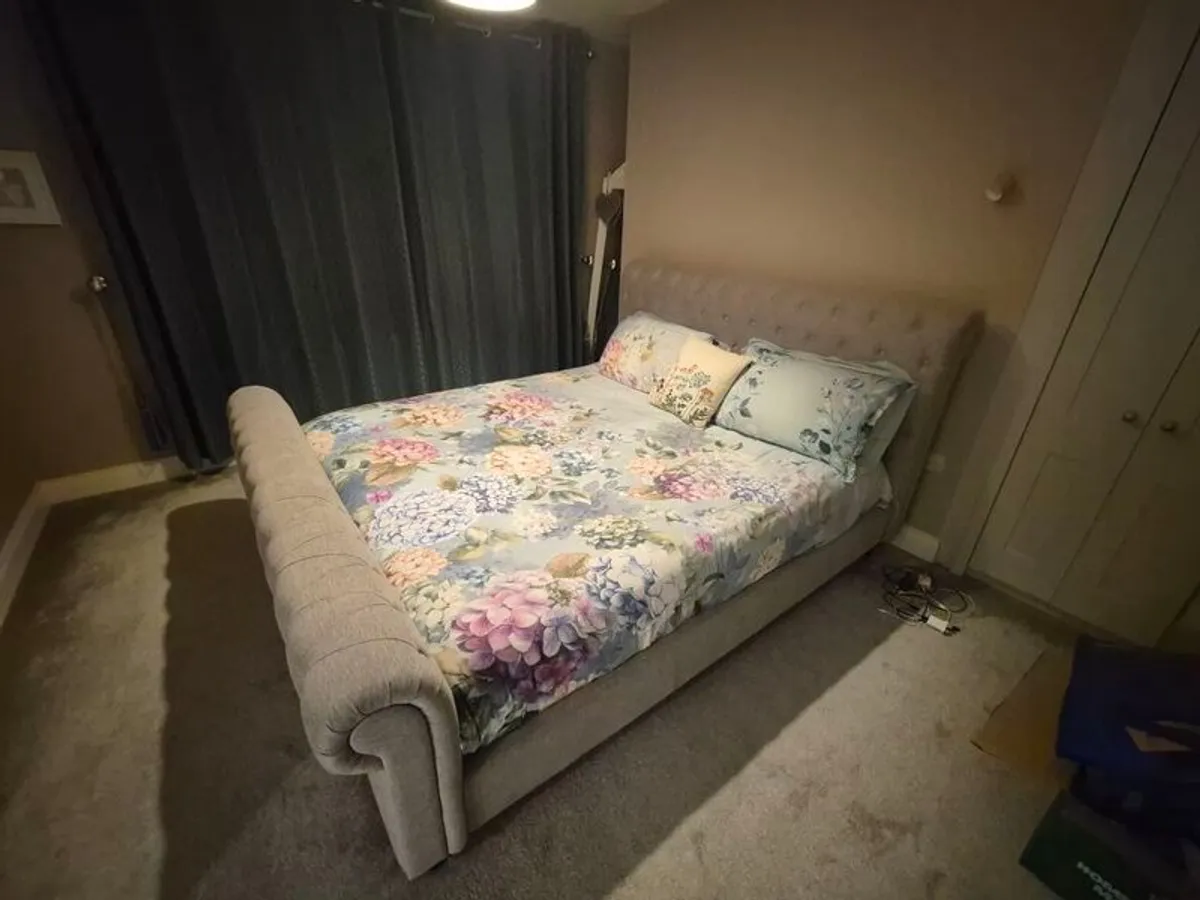 Karma Grey Superking bed frame - Image 4