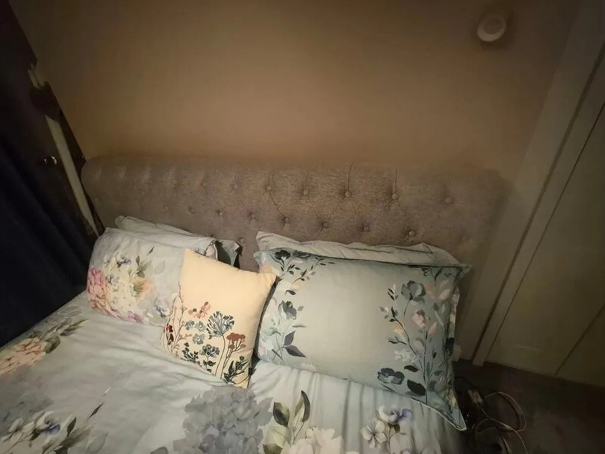 Karma Grey Superking bed frame - Image 3