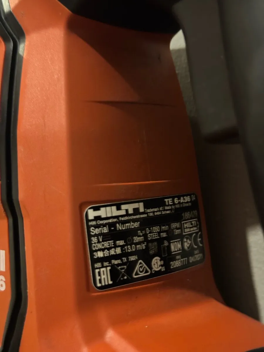 Hilti Te6 A36 - Image 2