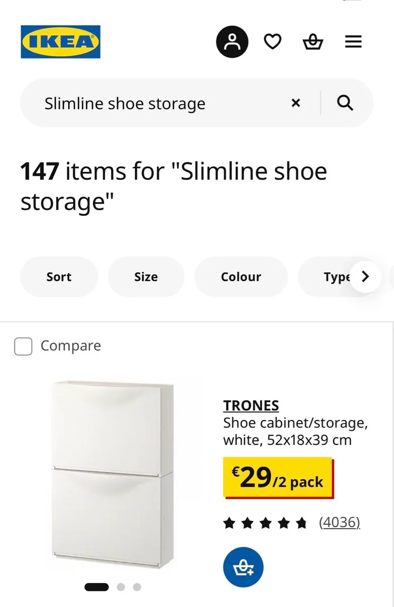 Ultra slim Shoe storage - Image 3