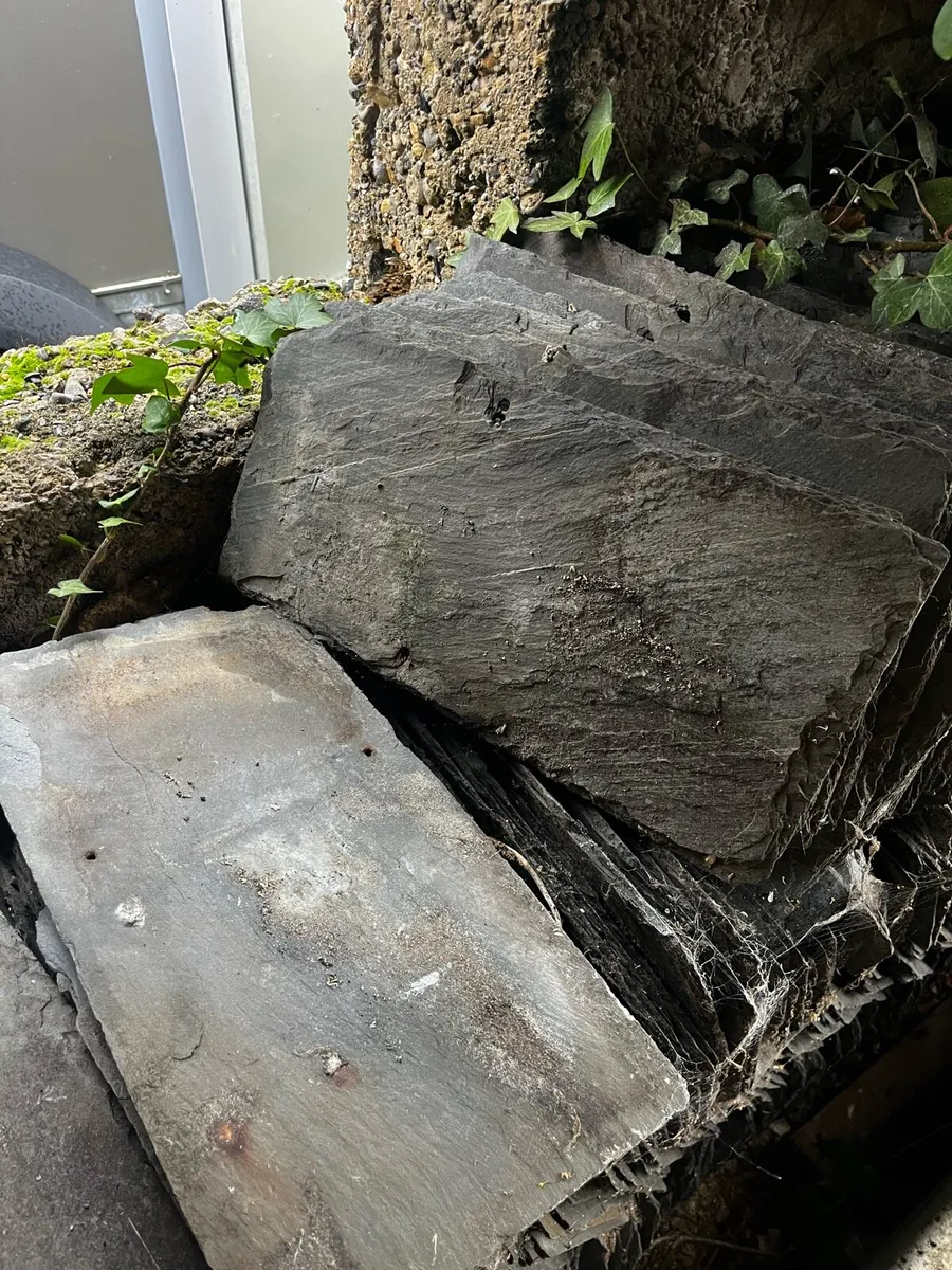 Natural slate and ridge tiles - Image 1