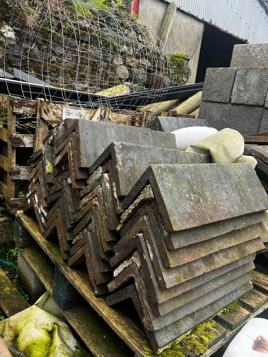 Natural slate and ridge tiles - Image 3