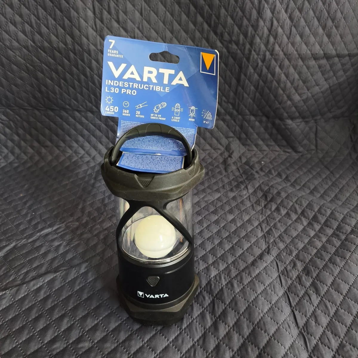 VARTA L30 Pro LED Camping Lantern – 450 Lumens