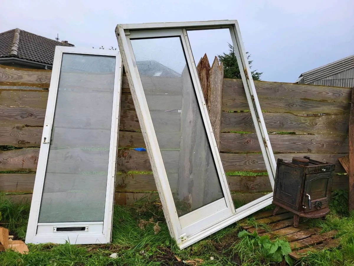 Sliding double glazed door
