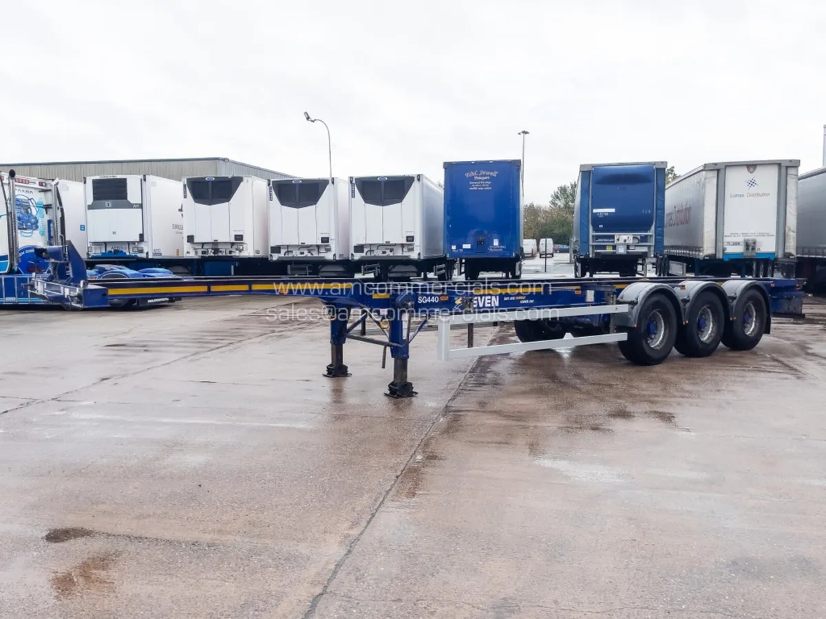 2015 DENNISON SKELETAL TRAILER - Image 3