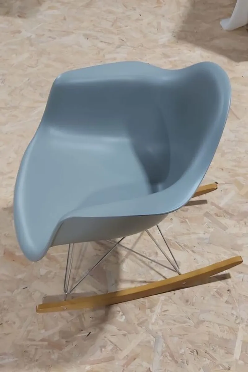 2 x Authentic Vitra Eames RAR Rocking Chairs 2016 - Image 1