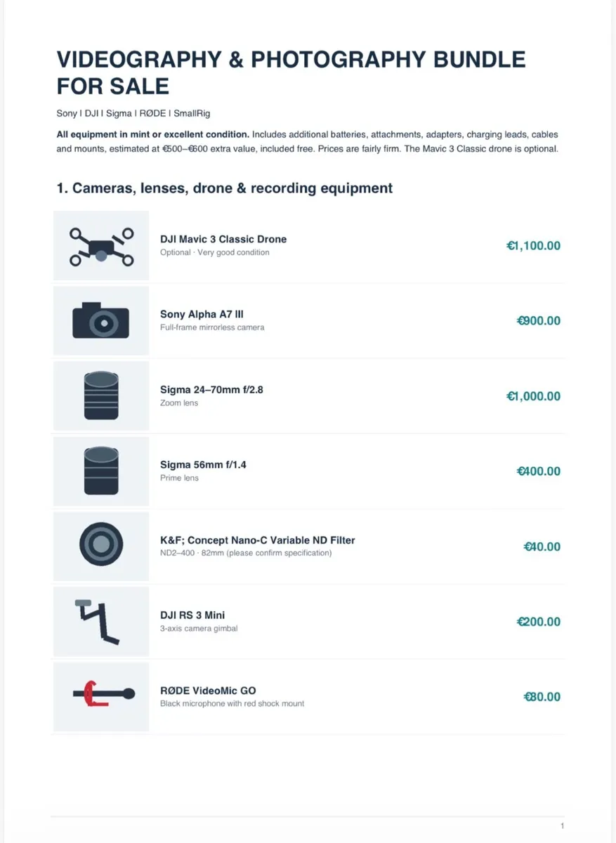 Camera bundle - Image 3