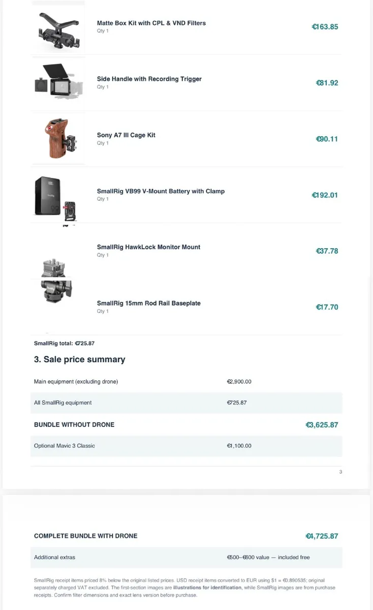 Camera bundle - Image 1