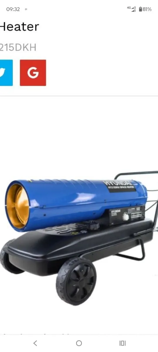 Hyundai Kerosene Heater - Image 4