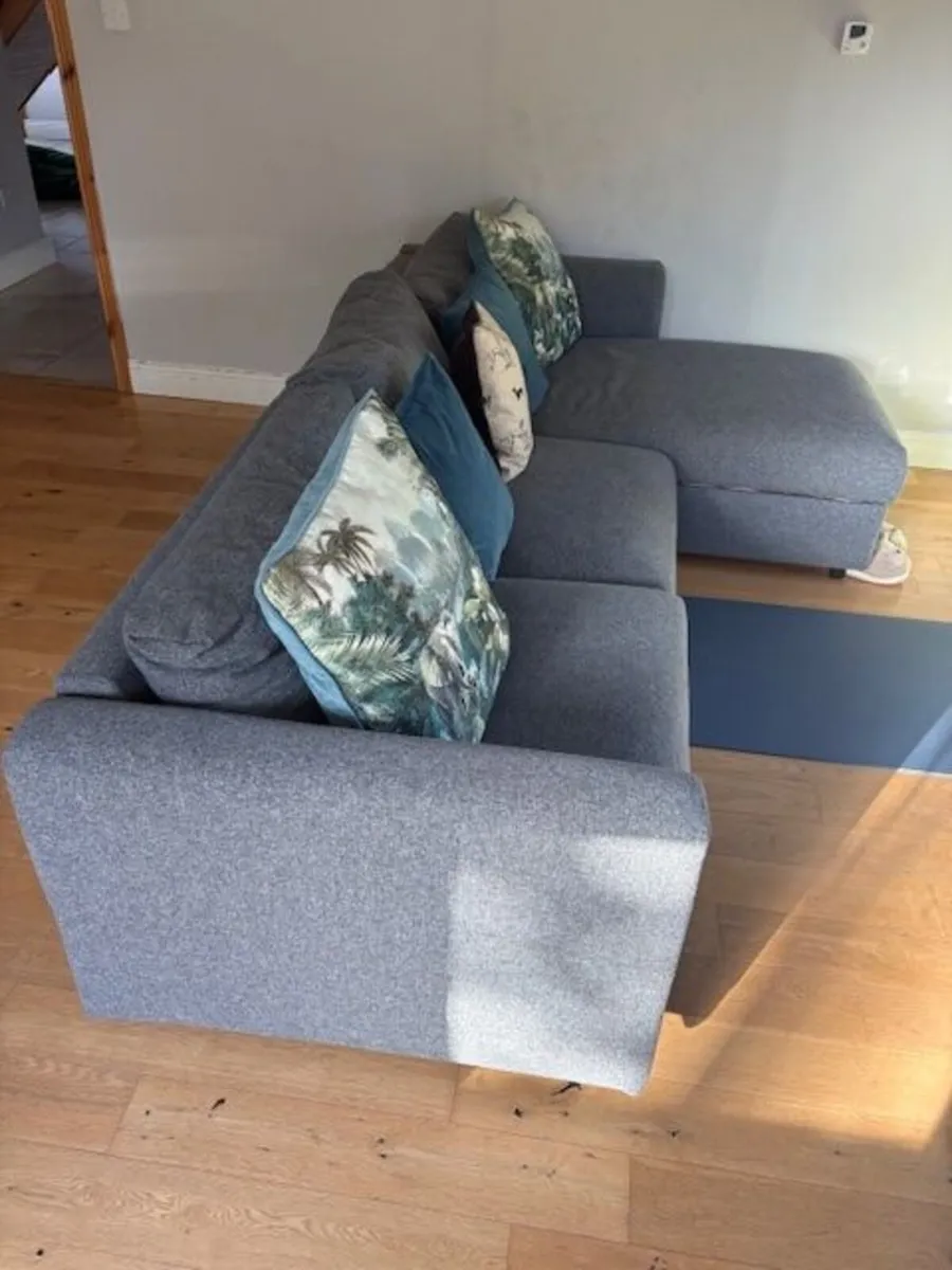 L-Shape Sofa & Bed combination (foldable) - Image 1
