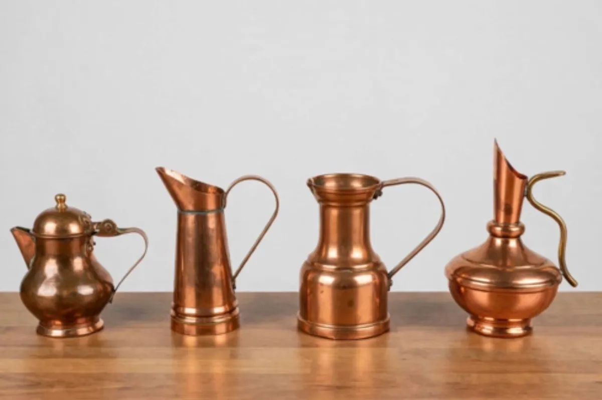 Vintage Copper collection set of 4 - Image 1