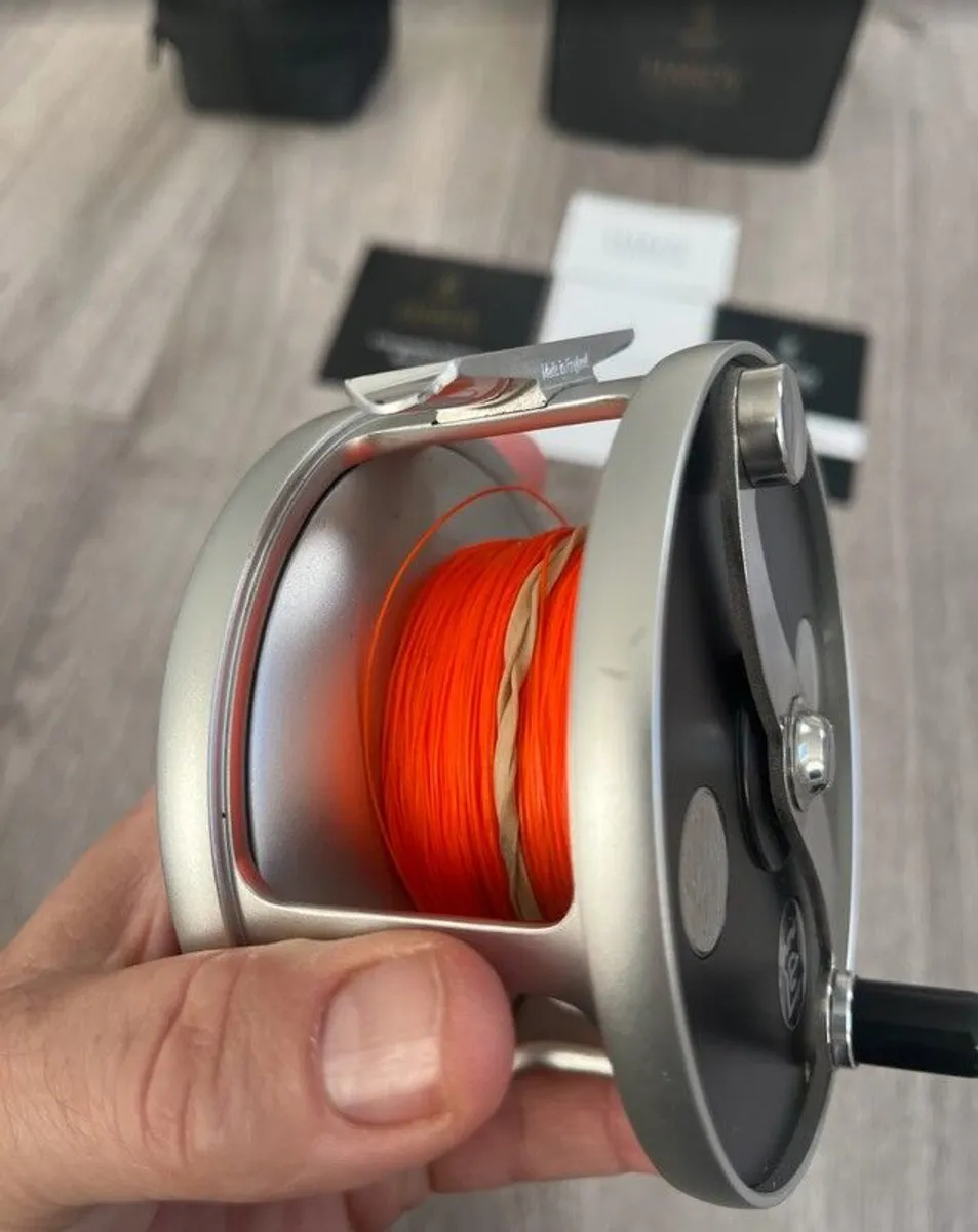 Hardy Cascapedia 10/11 Salmon Reel. Made in England MK IV - Mint - Image 4