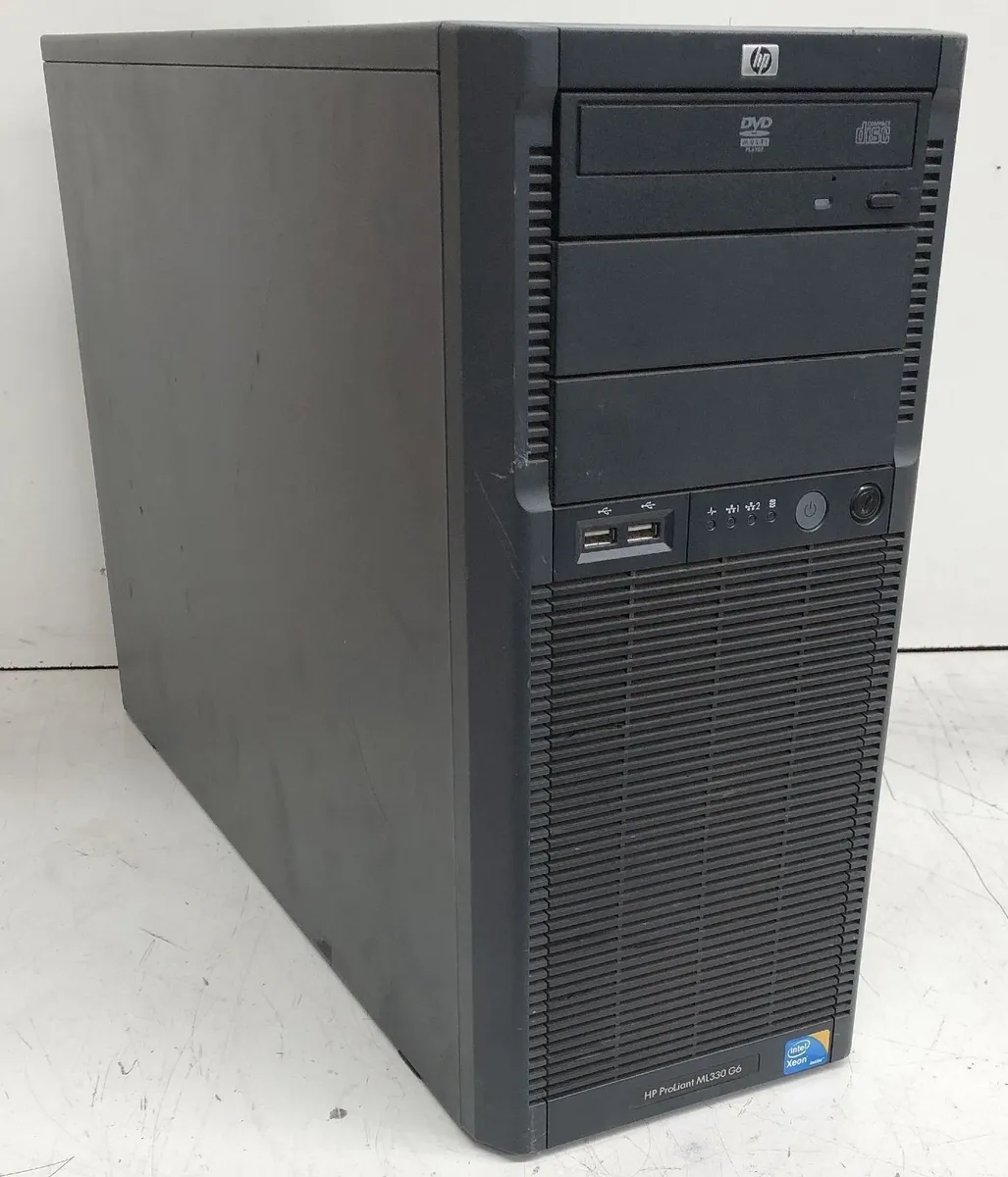 4C8T HP Server 4TB HDD + SSD Boot Drive - Image 1