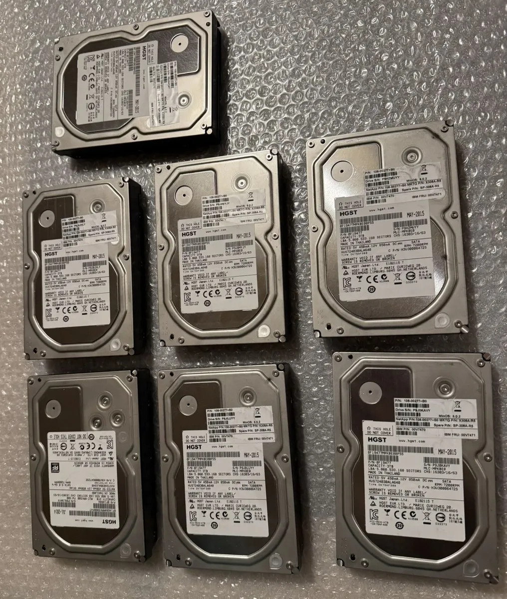 Hitachi HGST 3TB HDD 7200RPM 3.5" SATA - Image 1