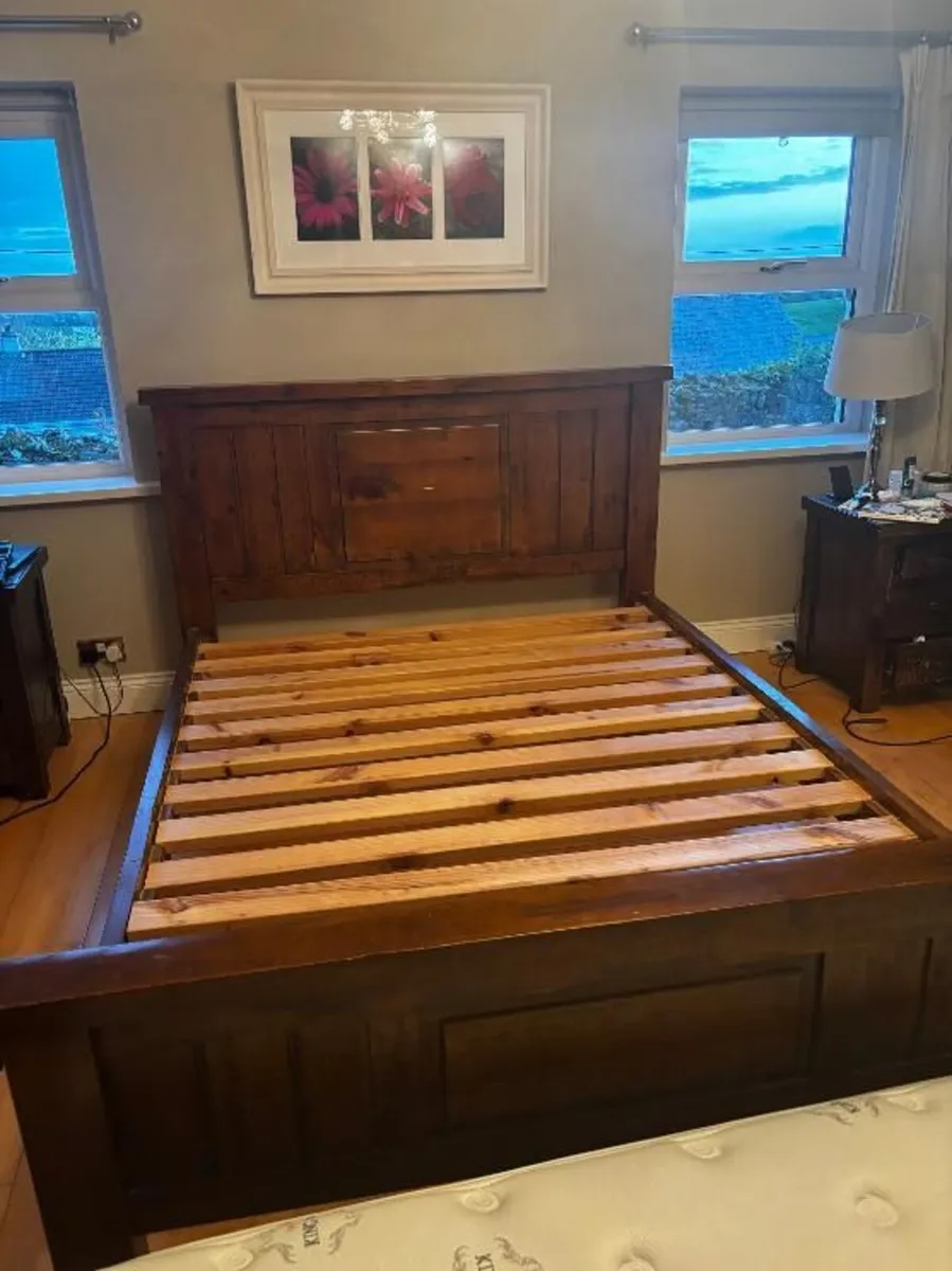 King Size Solid Wooden Bed Frame - Image 1