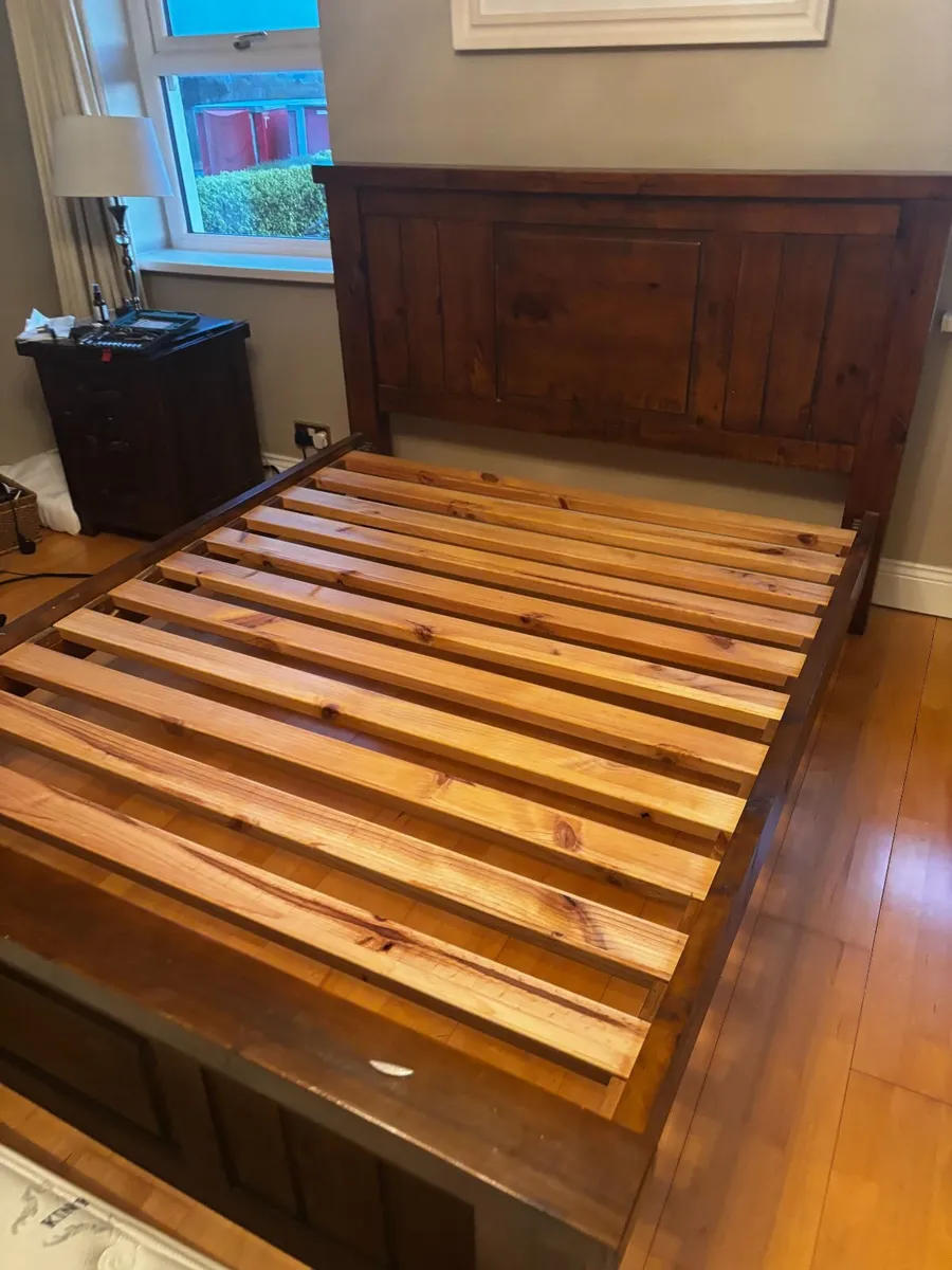 King Size Solid Wooden Bed Frame - Image 2
