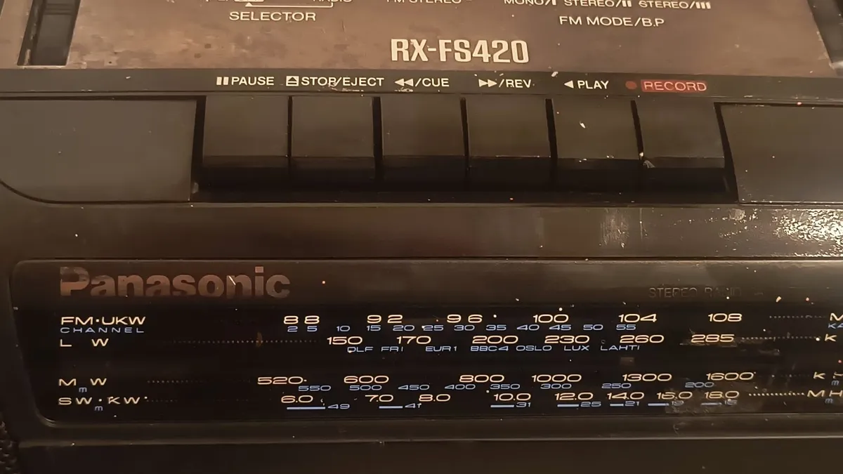 Cassette recorder, boombox, radio,  FM  Panasonic - Image 2