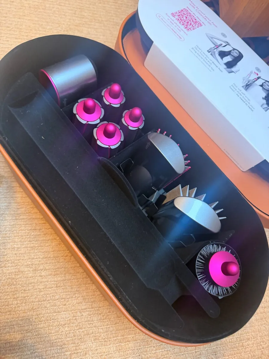 Dyson Airwrap Accessories and Box - Image 1