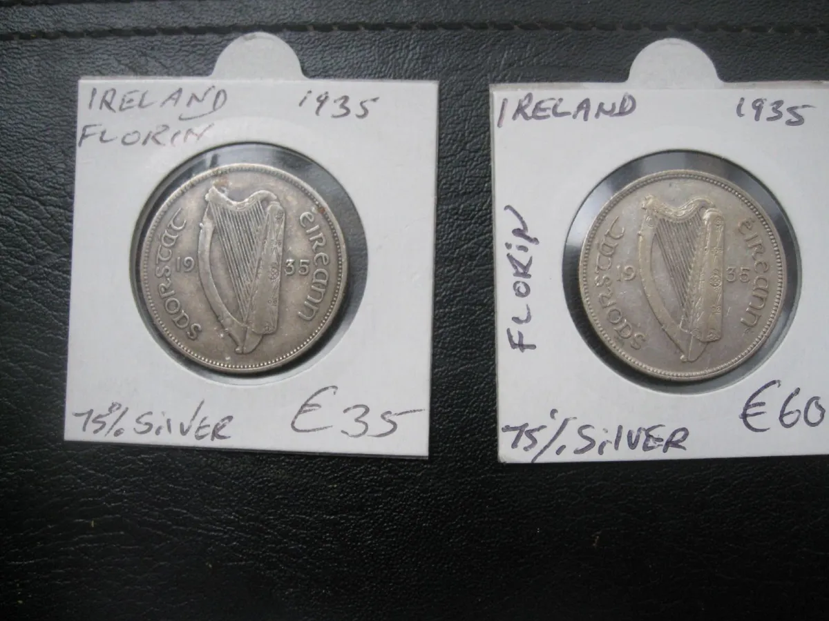 Irish Florin Coins - 1935 & 1939 - Image 3