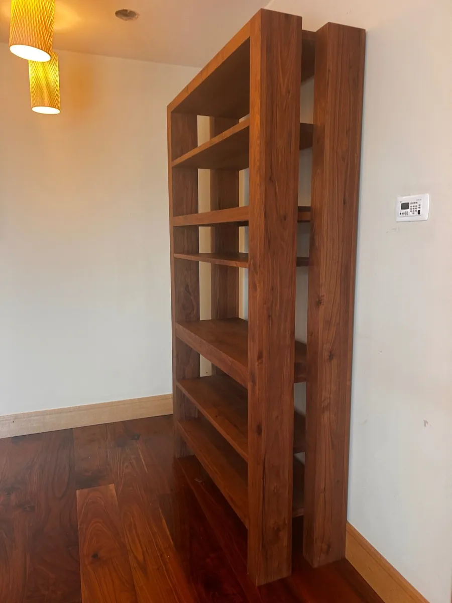Walnut Book Case - Image 1