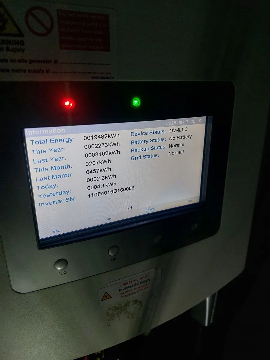 2019 Solis RHI-3K-48ES 3kW 48V Single-Phase Hybrid - Image 2