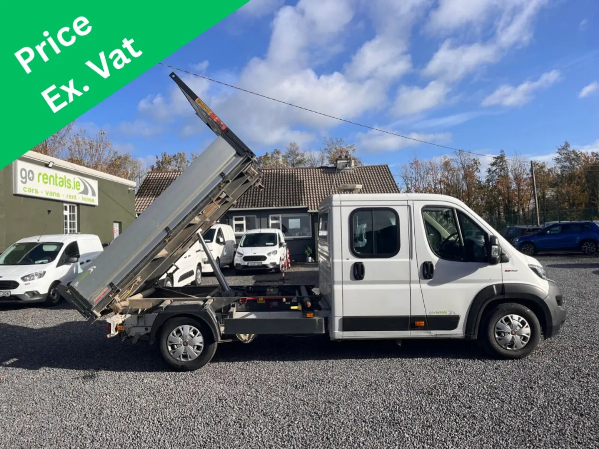 Fiat Ducato C/Cab 3 Way Tipper 2.3L 140BHP - Image 1