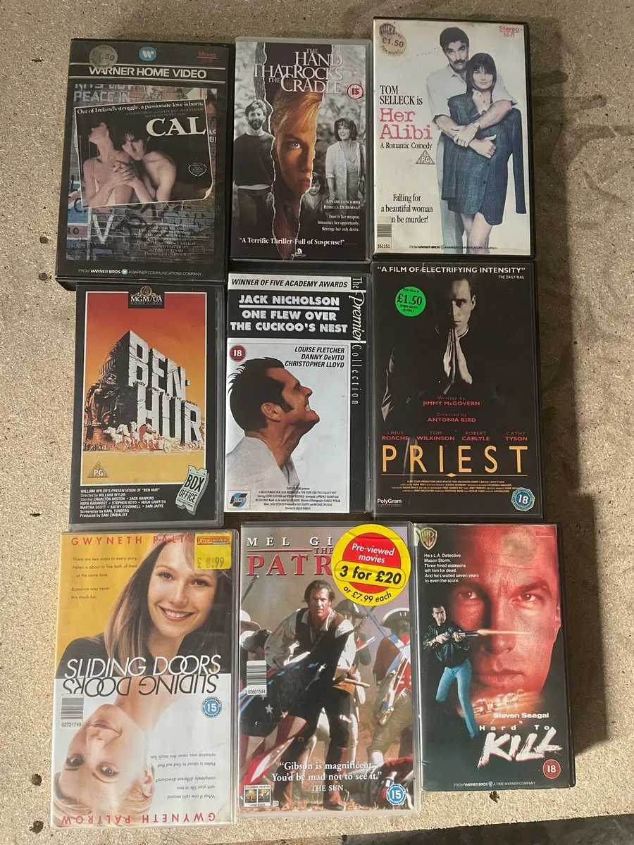 VHS video movies