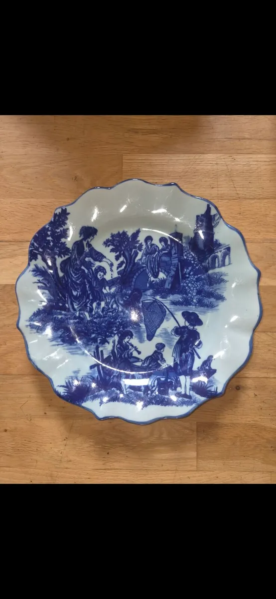 Antique Ironstone platter - Image 1