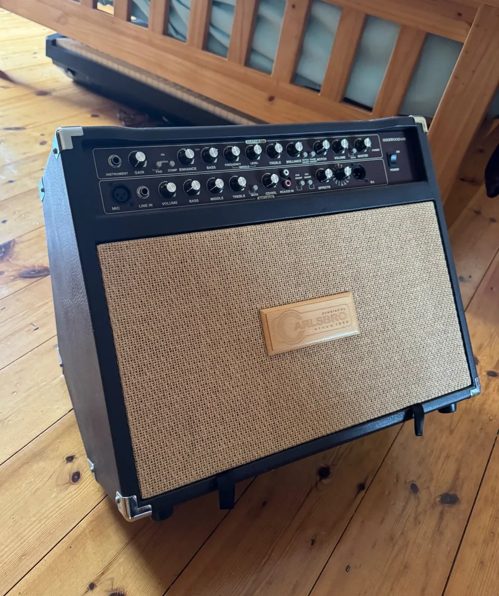 2 guitar amps (acoustic & electric) & a drum amp - Image 1