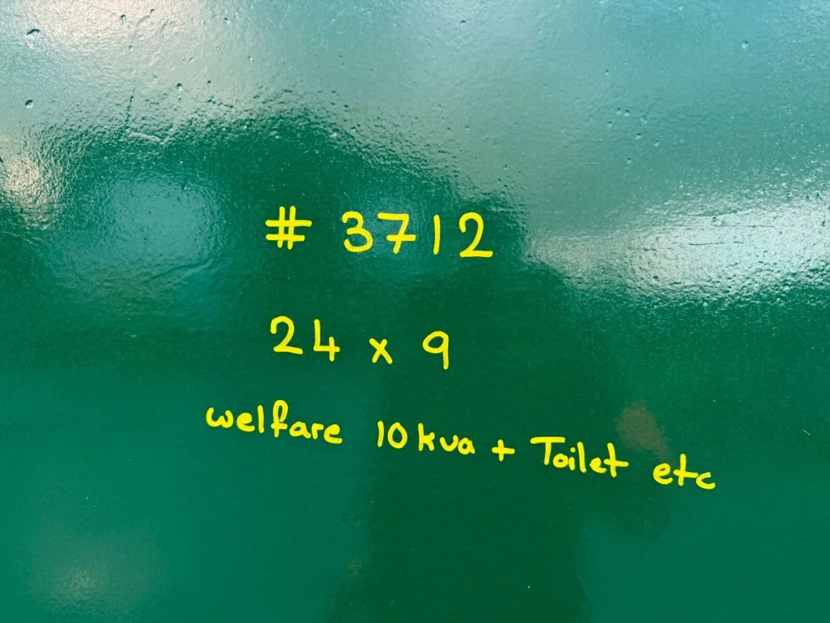 24FT site welfare unit  10kva generator toilet can - Image 4