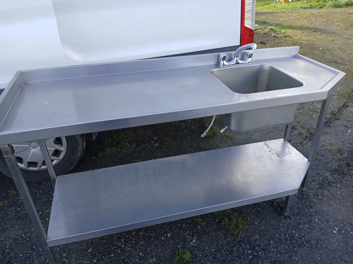 Staneless steel cabbinet sink unit complete - Image 2