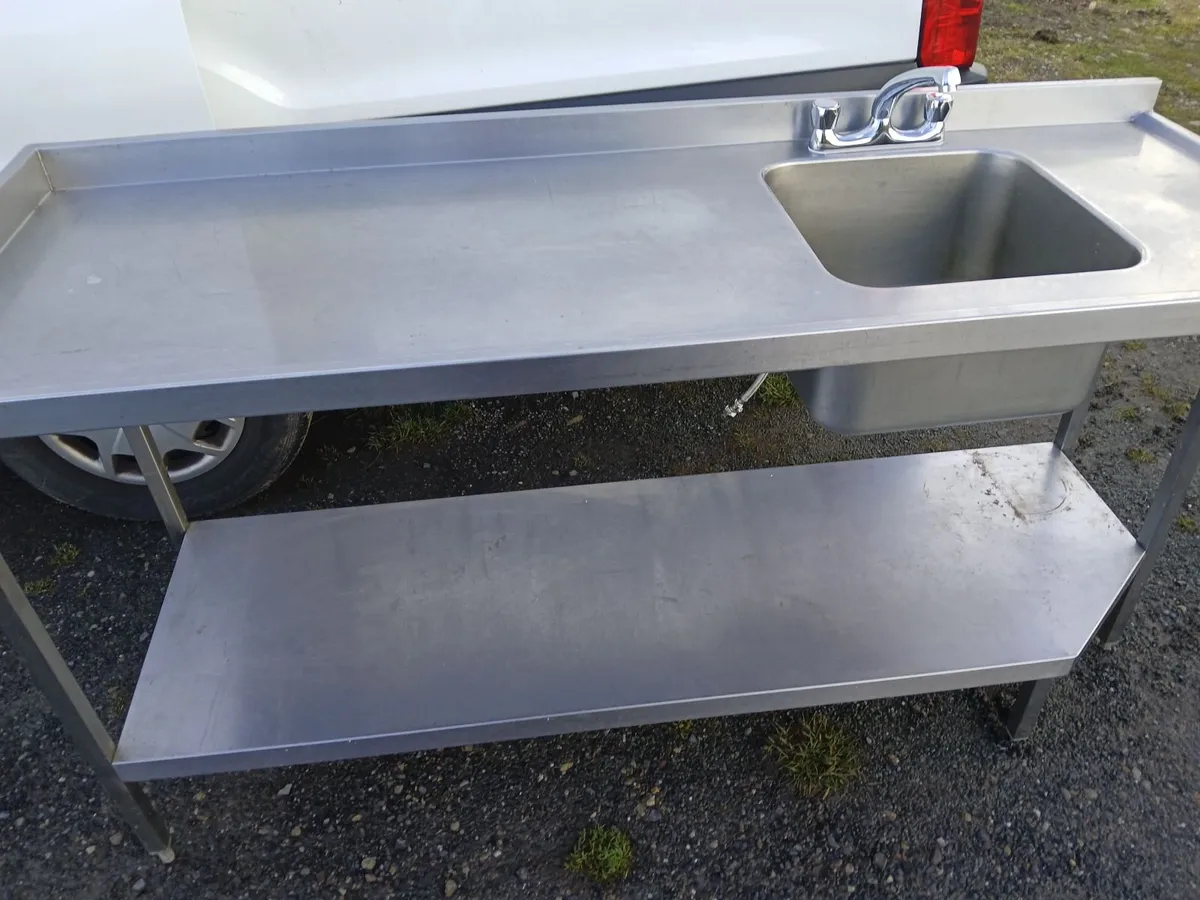Staneless steel cabbinet sink unit complete - Image 4