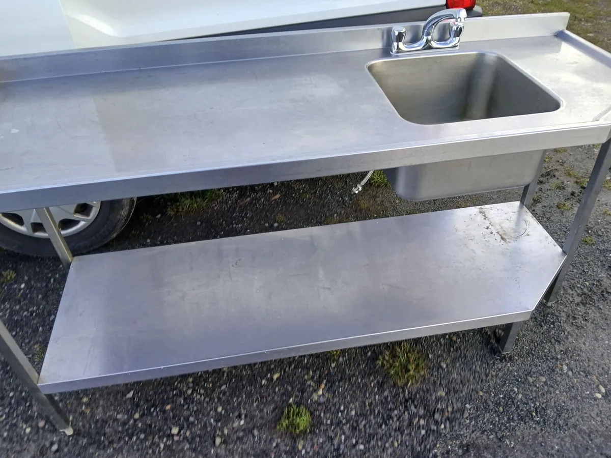 Staneless steel cabbinet sink unit complete - Image 1
