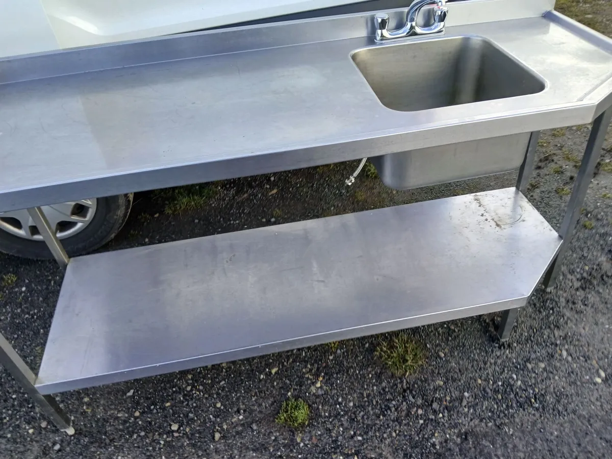 Staneless steel cabbinet sink unit complete - Image 2