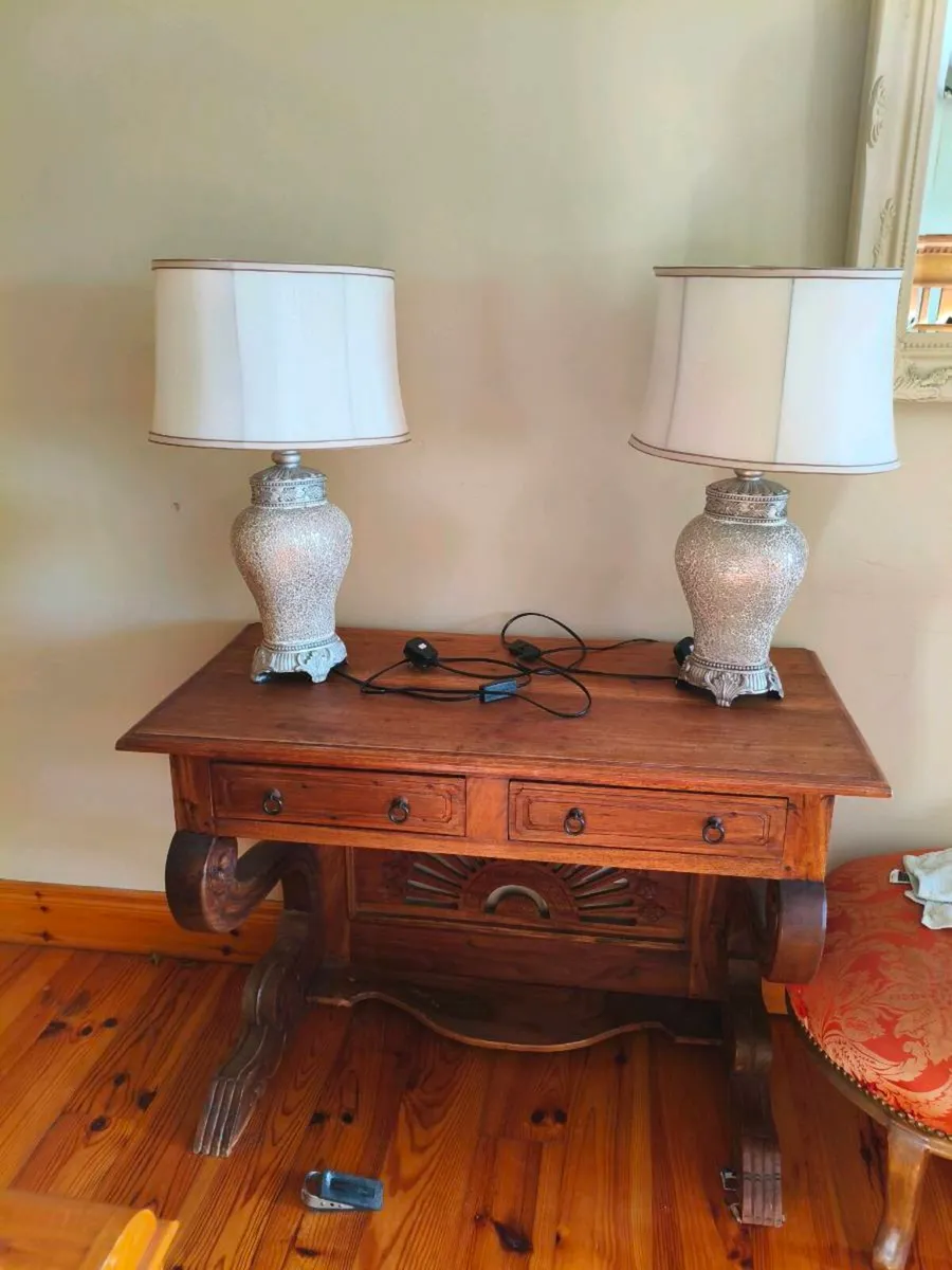 2 beautiful new side lamps, stunning 2 for 90 - Image 1