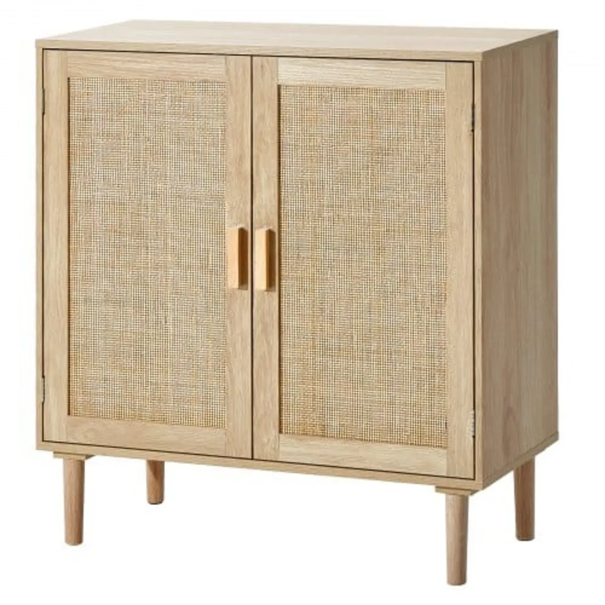Rattan Cabinet, Rattan Storage Cabinet with 2 Magn - Image 1