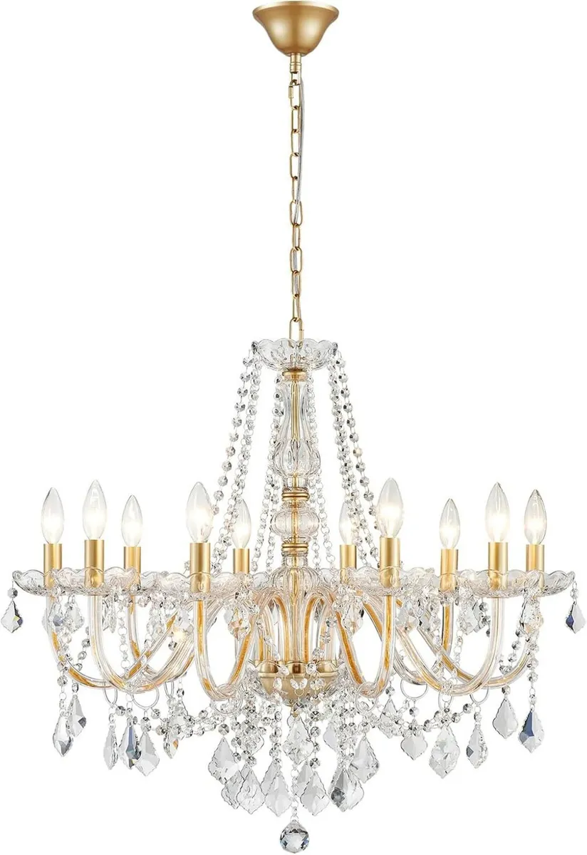 Chandelier 10-Light Contemporary Ceiling Light - Image 1