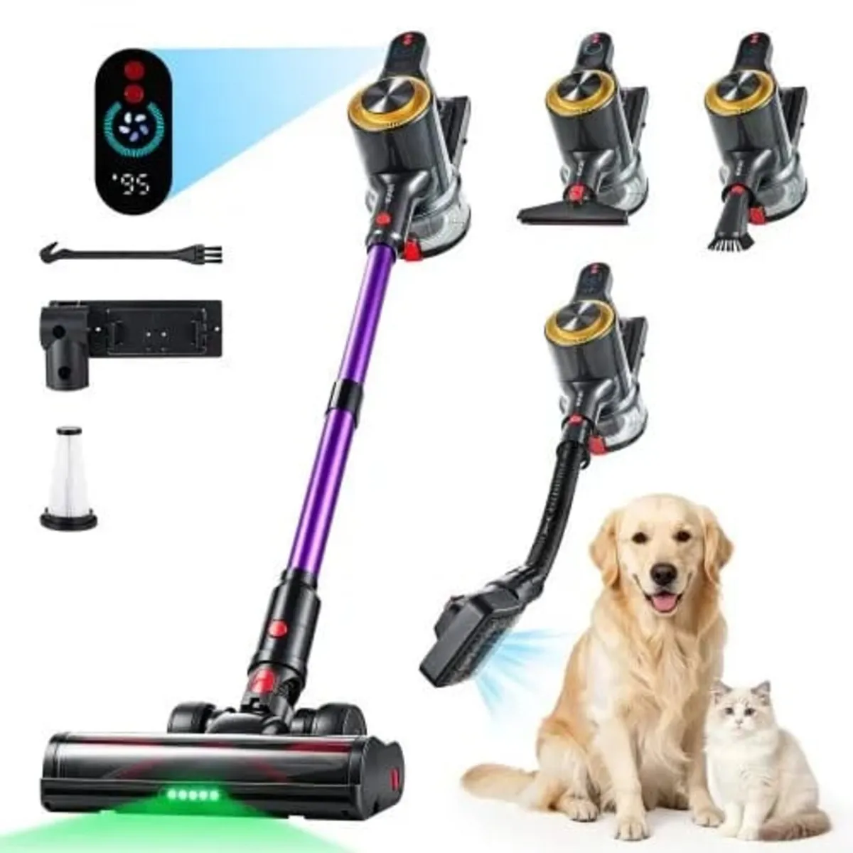 Cordless Vacuum Cleaner 500W 50kPA Cordless Stick - Image 1