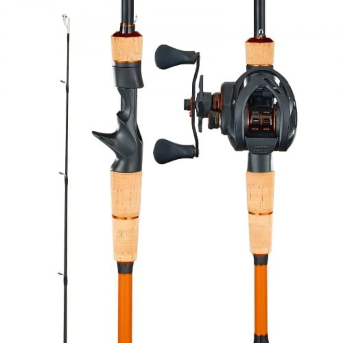 Rod and Fishing Reel Combo, IM7 Carbon Fiber Baitc - Image 1