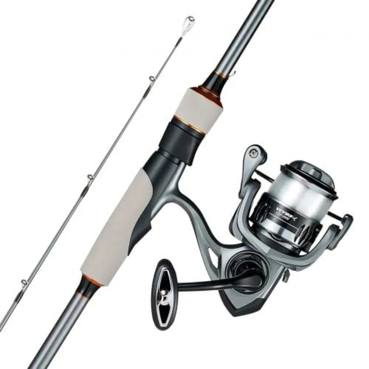 Rod and Fishing Reel Combo, IM6 Fiberglass & Carbo - Image 1