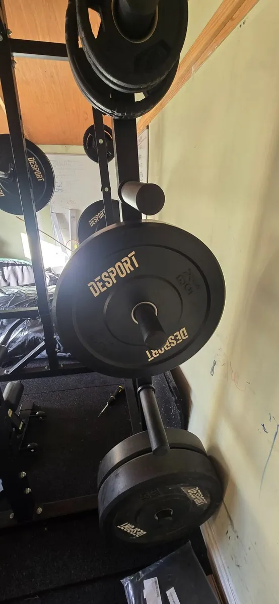 Home Gym Weights and Rack - Image 2